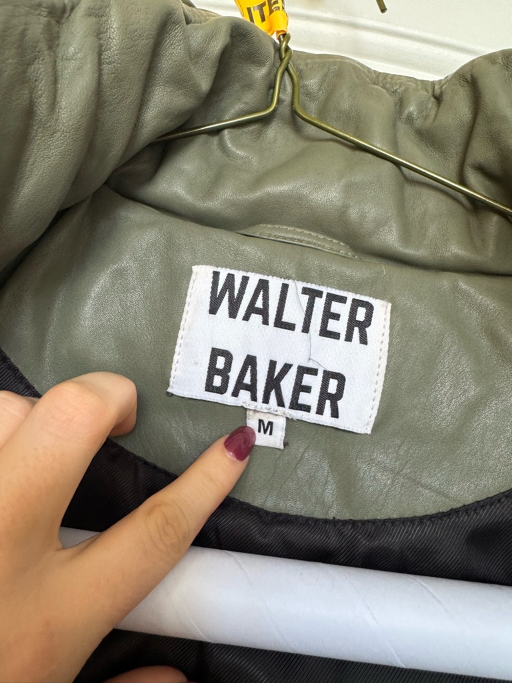 Walter Baker Edwina Leather Puffer Jacket View 4